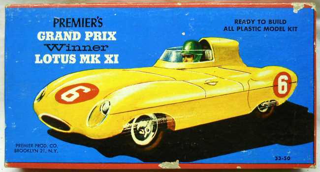 Premier 1/25 Lotus Mk XI Grand Prix Winner, 33-50 plastic model kit